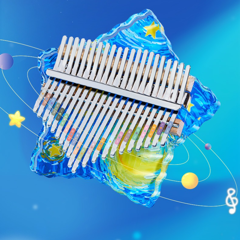 Kalimba Thumb Piano - Acrylic Kalimba Children Meditation Professional Kalimba