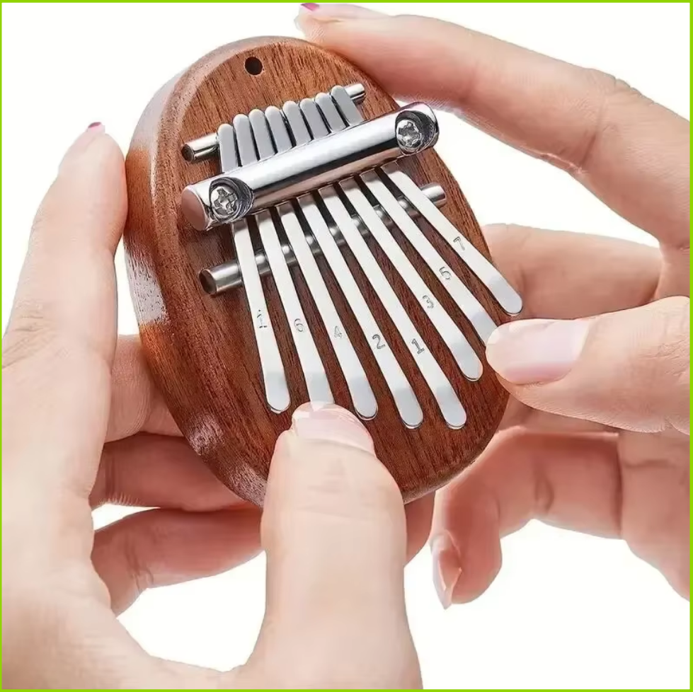 Kalimba Thumb Piano - 8 Key Mini Wooden Kalimba High