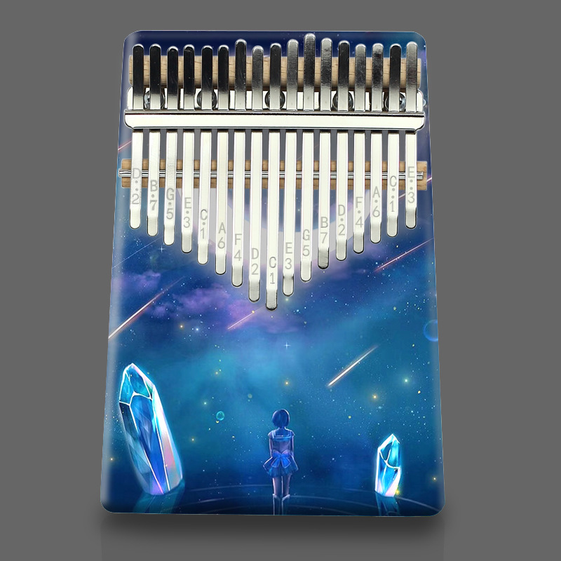Kalimba Thumb Piano - 17-Tone Kalimba Color Thumb Piano Beginner