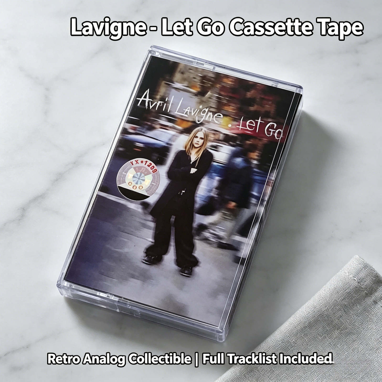 Audio Musically - Let Go Album Cassette Tape, Retro