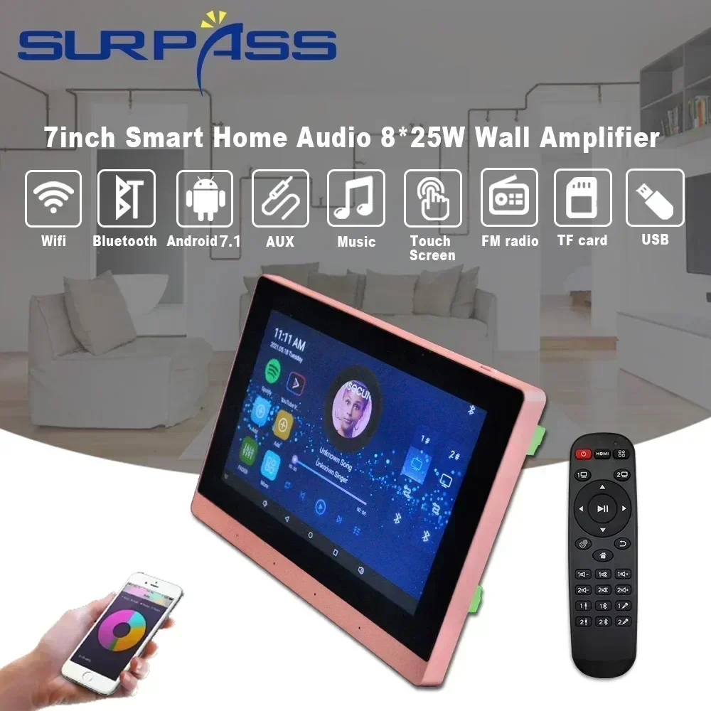 7inch WiFi In Wall Amplifier T - Audio Music Background Free incelemesi ve fiyatı