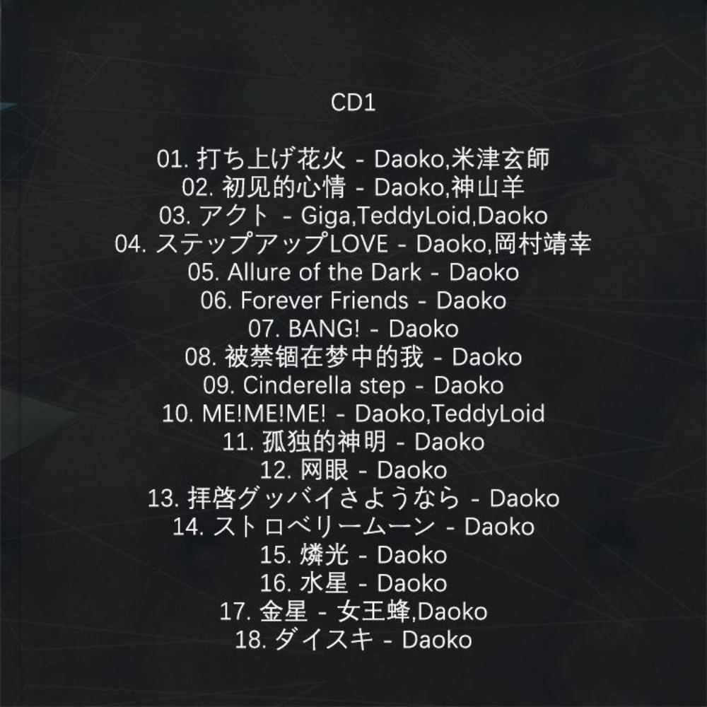 DAOKO Popular Songs 2CD Only J - Audio Musically incelemesi ve fiyatı