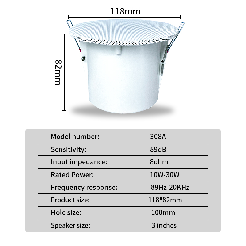3 inch 8Ohm Surround Sound Spe - Audio Music Background Free incelemesi ve fiyatı