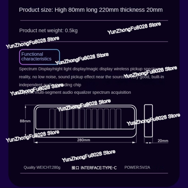 12-Bit RGB Pickup Level Light  - Audio Youtube Music Free incelemesi ve fiyatı