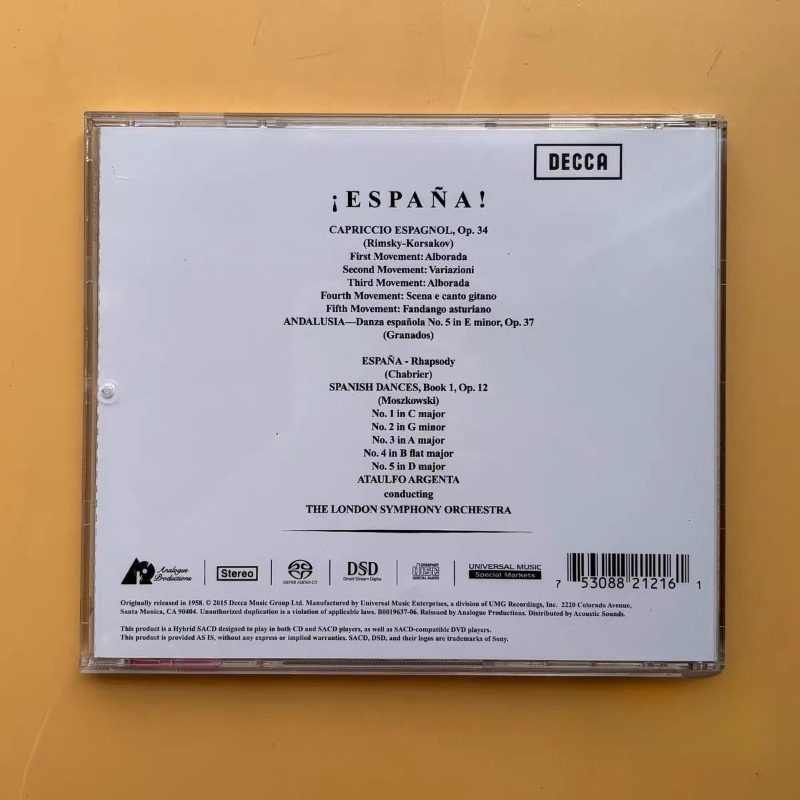 Spanish Rhapsody Music CD Pop  - Audio Music Hip Hop incelemesi ve fiyatı