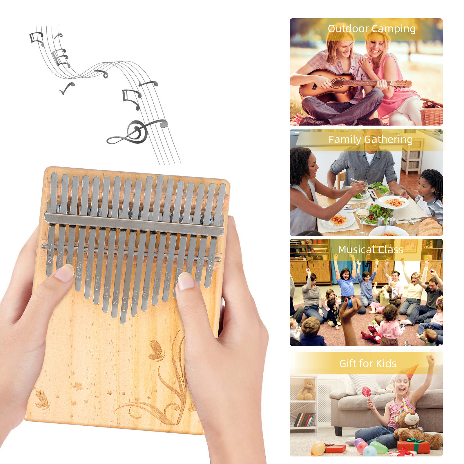 Thumb Piano Finger Instrument  - Kalimba Thumb Piano incelemesi ve fiyatı