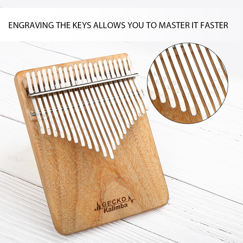 GECKO Kalimba 21-Key Camphor W - Kalimba Thumb Piano incelemesi ve fiyatı