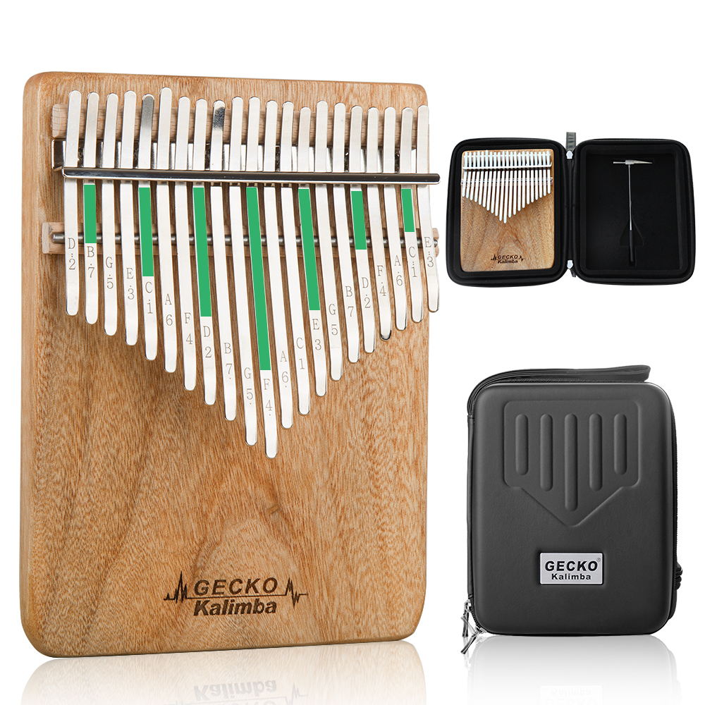 GECKO Kalimba 21-Key Camphor W - Kalimba Thumb Piano incelemesi ve fiyatı
