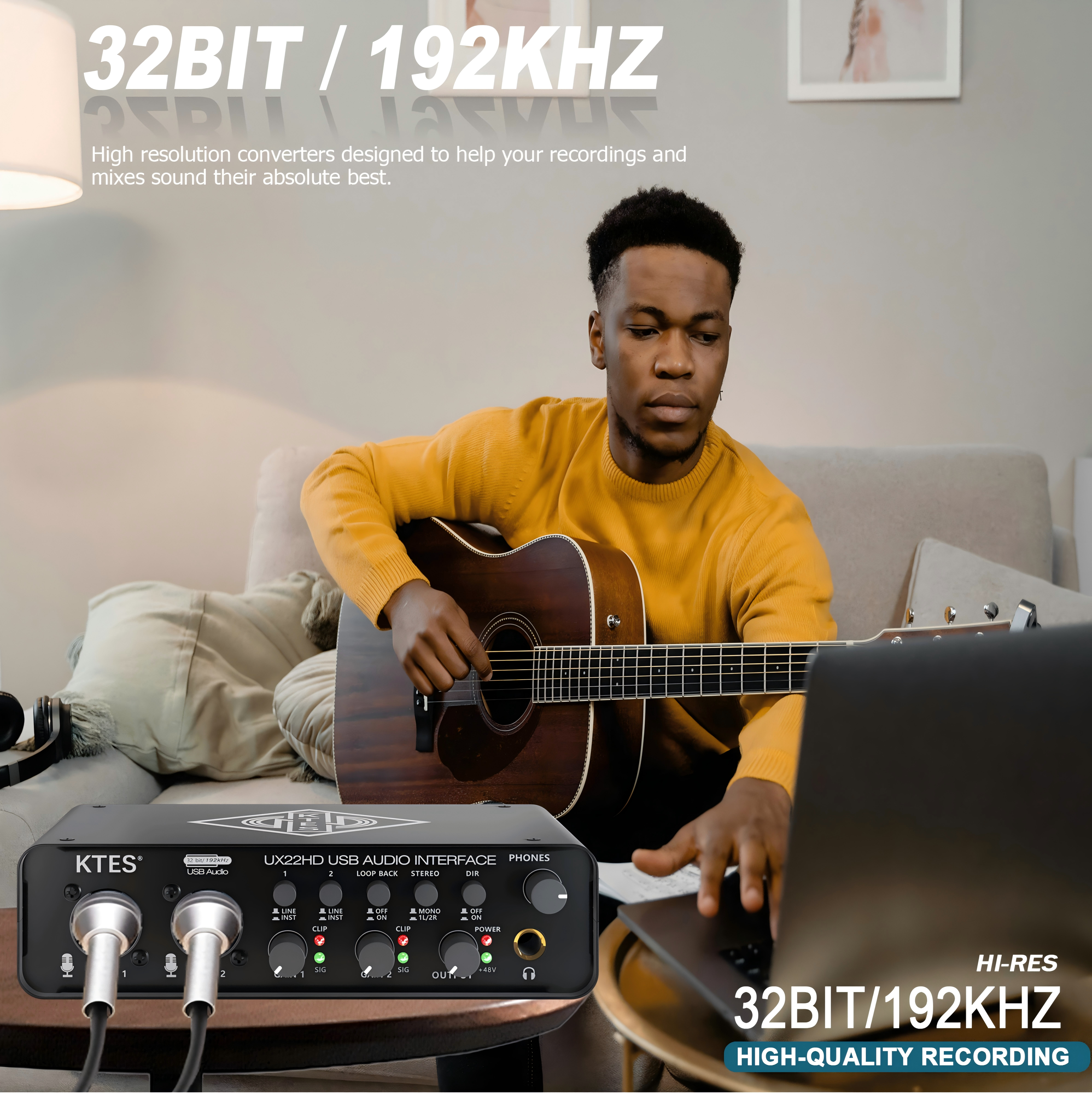 UX22 Audio Interface 192kHz 32 - Audio Youtube Music Free incelemesi ve fiyatı