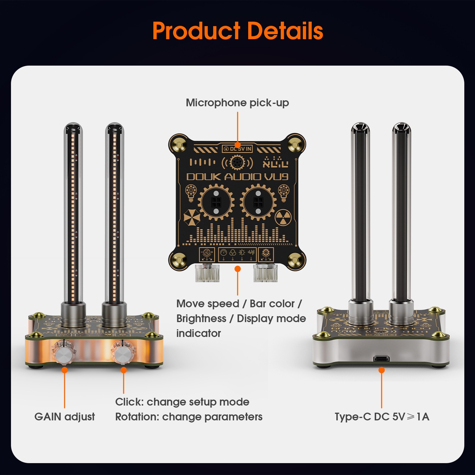 Douk Audio Dual Pixie Tube VU9 - Audio Youtube Music Free incelemesi ve fiyatı