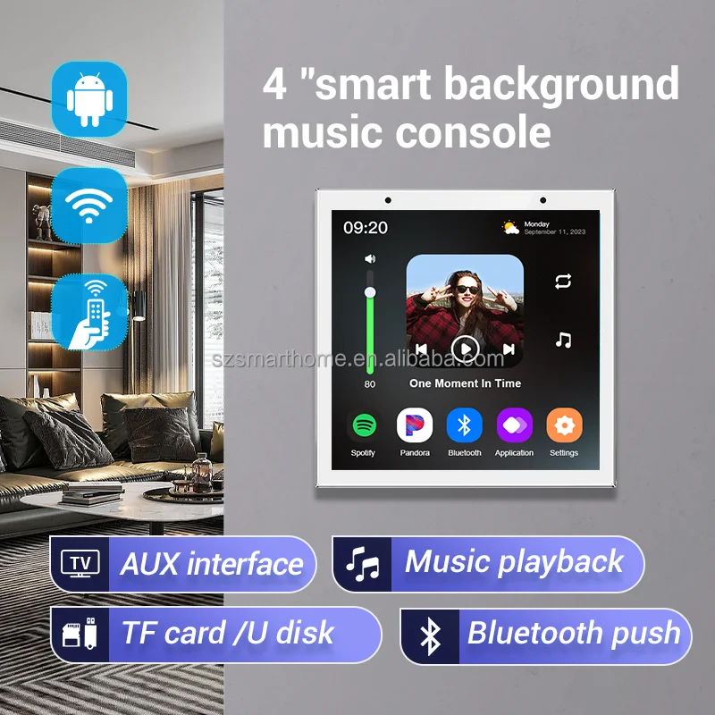 4-Inch Smart Home Background M - Audio Music Background Free incelemesi ve fiyatı