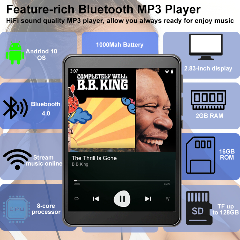 WiFi MP3 Player Andriod 10 Spo - Audio Music Store incelemesi ve fiyatı